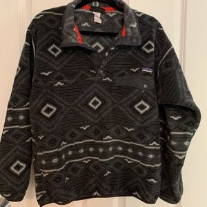 Aztec Patagonia (grey, white, and black) MENS M